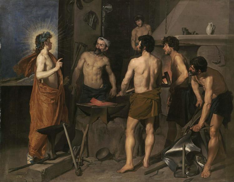 Diego Velazquez The Forge of Vulcan (df01) oil painting image